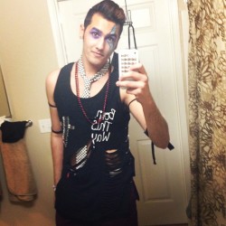 rahn-stoppable:  Ready for Gaga!!!!! #ladygaga #gaga #bornthisway #bornthiswayball #fashion #style #gay #gayboy #instagay 