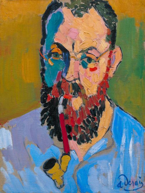 Portrait of Matisse, 1905, Andre DerainMedium: oil,canvas