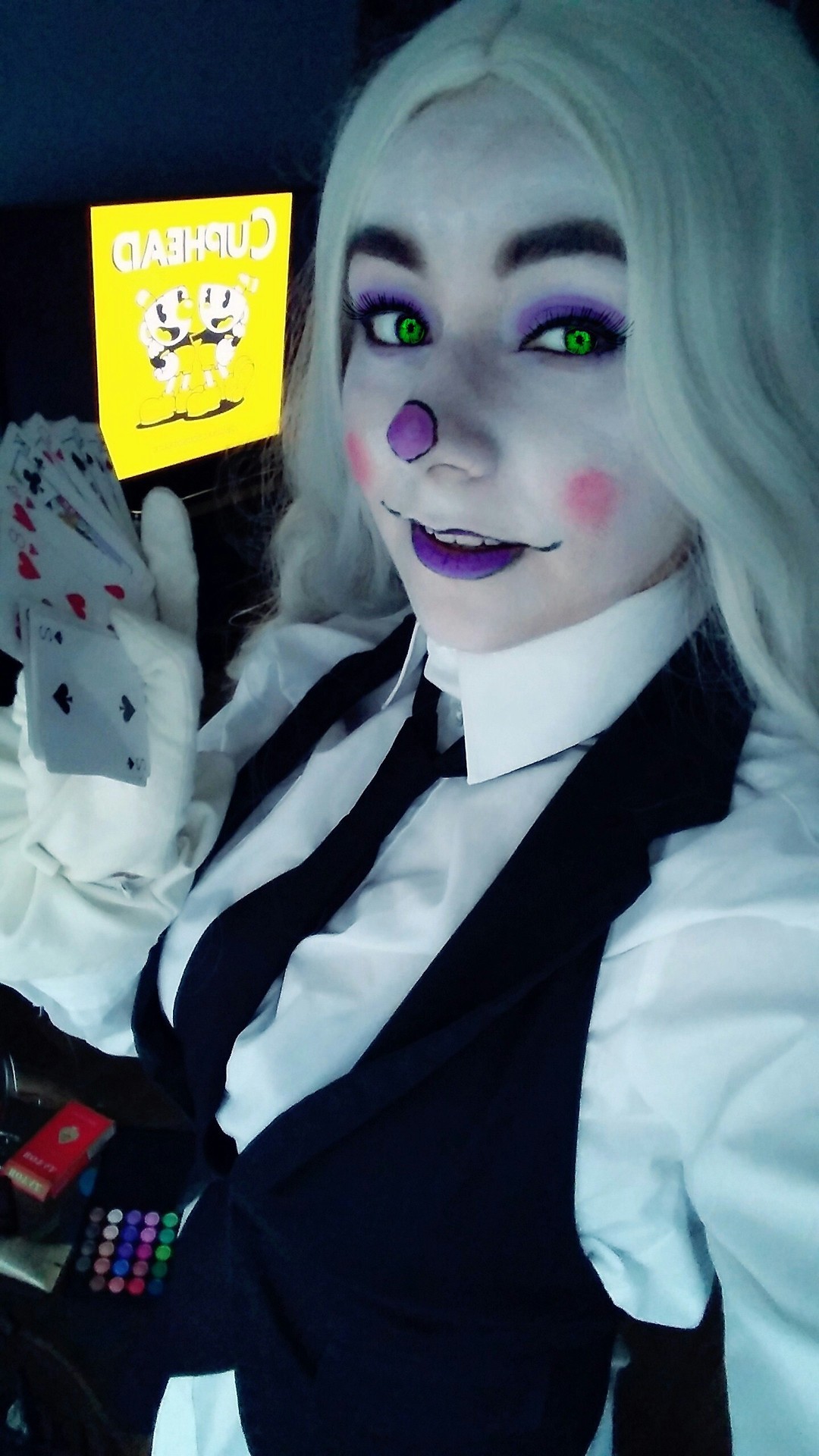 KING DICE COSPLAY!!! (Featuring my sister as cuphead!)