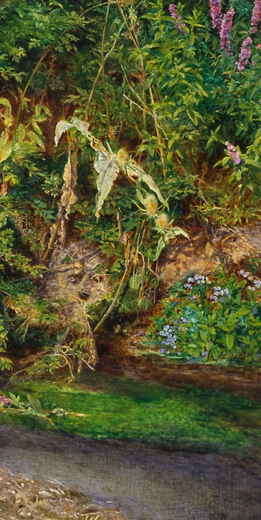 marie-duplessis: Ophelia (details) by John Everett Millais, c. 1852