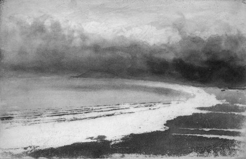 norman ackroyd rhossili beach, gower (wales I love you)