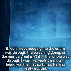 drunkgwaine:Merlin Cast Commentary // 3.01 The Tears of Uther Pendragon-In which Bradley talks about