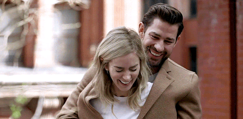 geekybibliophile: margotsrobbie: Emily Blunt &amp; John Krasinksi photographed for The Hollywood