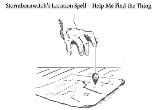 stormbornwitch:Everyone loses things and I am noexception. So this locator spell is designed so that