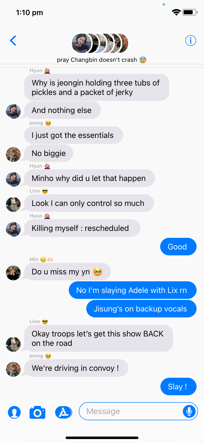 SKZ ROAT TRIP TEXTS | Part Two