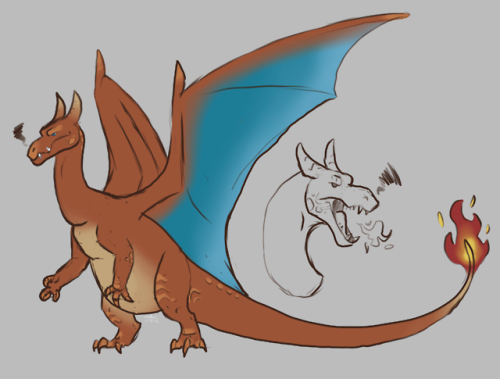 Don’t mind me, just trying to fix [that] [Charizard.][More Art on Tumblr] [More Art on dA] [Patreon]