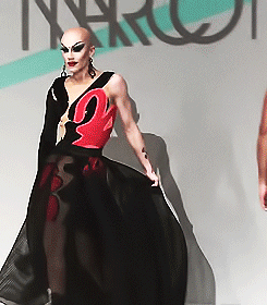 dorkyshidae:  Bebe, Detox, Gia, Laganja, Milk and Sasha walking for Marco Marco at