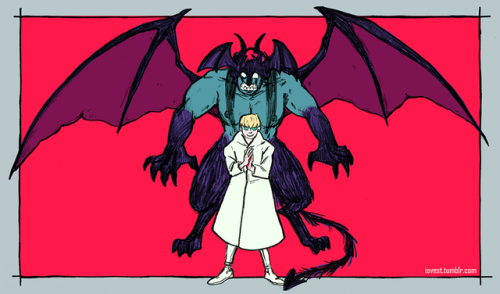 devilman crybaby prints for the connichi!