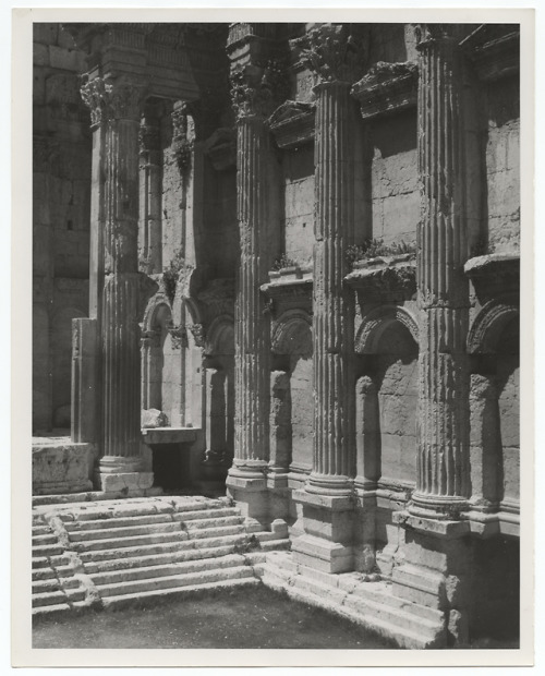 gnossienne:Temple of Bacchus, Baalbek, Lebanon (c. 1954)