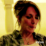 minddykaling:  Gemma Teller Morrow in Every Episode   ∟ 1x01 - Pilot Dear God, thank you for saving this boy.. from his murderous, junkie, mom. Who cared more about a 40 dollar rush than she did her own flesh and blood.  Don’t you dare! Don’t