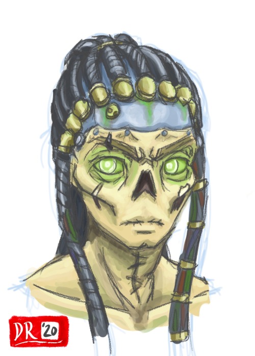 Sketchy Stalker Shrike Doodle
