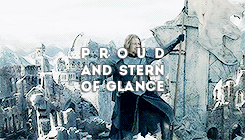 aoife1108:Boromir! Where is thy horn? Whither goest thou? O Boromir! But he was gone.