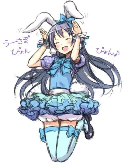 aki373:  うさぎ海未ちゃん on Twitpic 