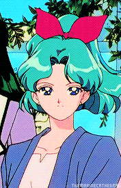 themarinecathedral: michiru and her hair ribbons  かわいい~! ♥♥ (and I’d