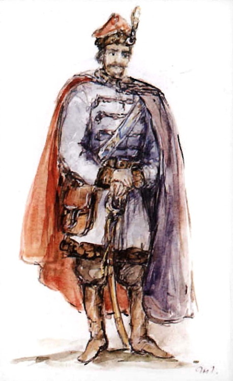 lamus-dworski: 17th/18th-century fashion of Polish nobility. Sketches included in promo materials of