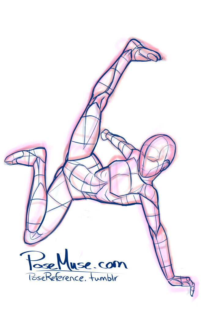 posereference:  Quick kung-fu kick!This project continues on your support and good-will. http://www.patreon.com/poseref