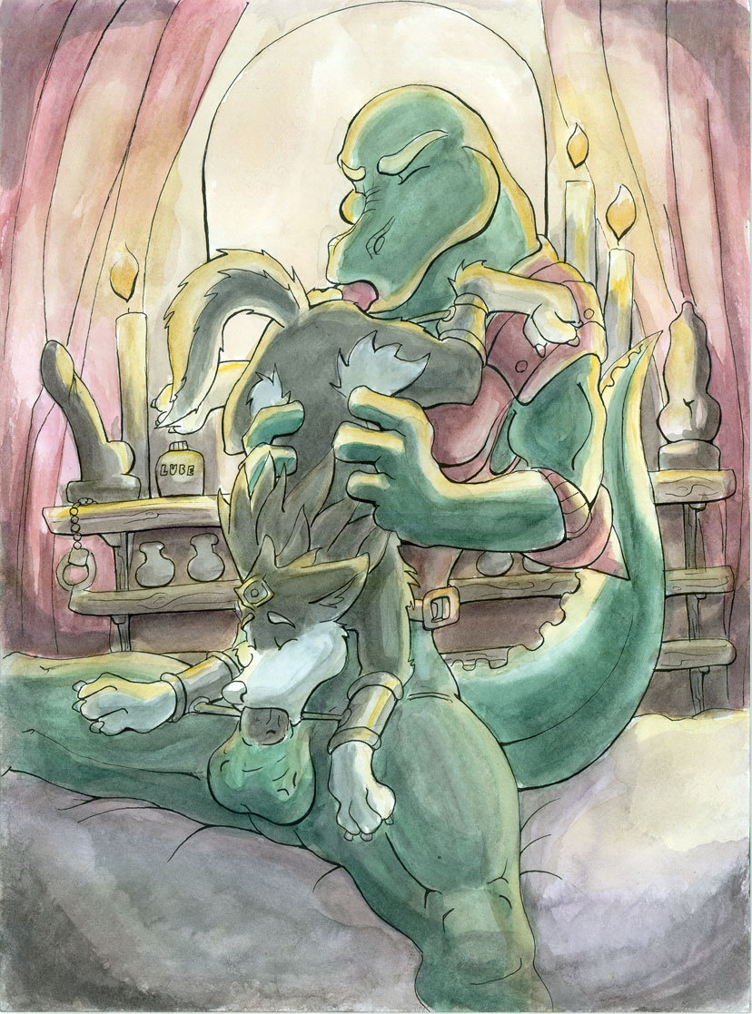 homodracofilo:  Wolf Link’s naughty adventures - by furfragged   Featuring sexy