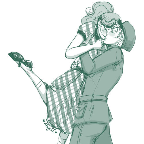 WWII AU Laxana~! Had A Lot Of Fun With This One