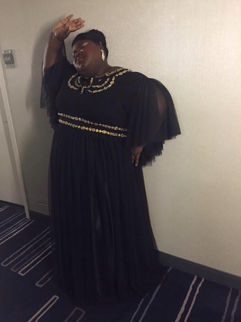 ummbala:  Queen Sidibé in a custom @official_dore dress.