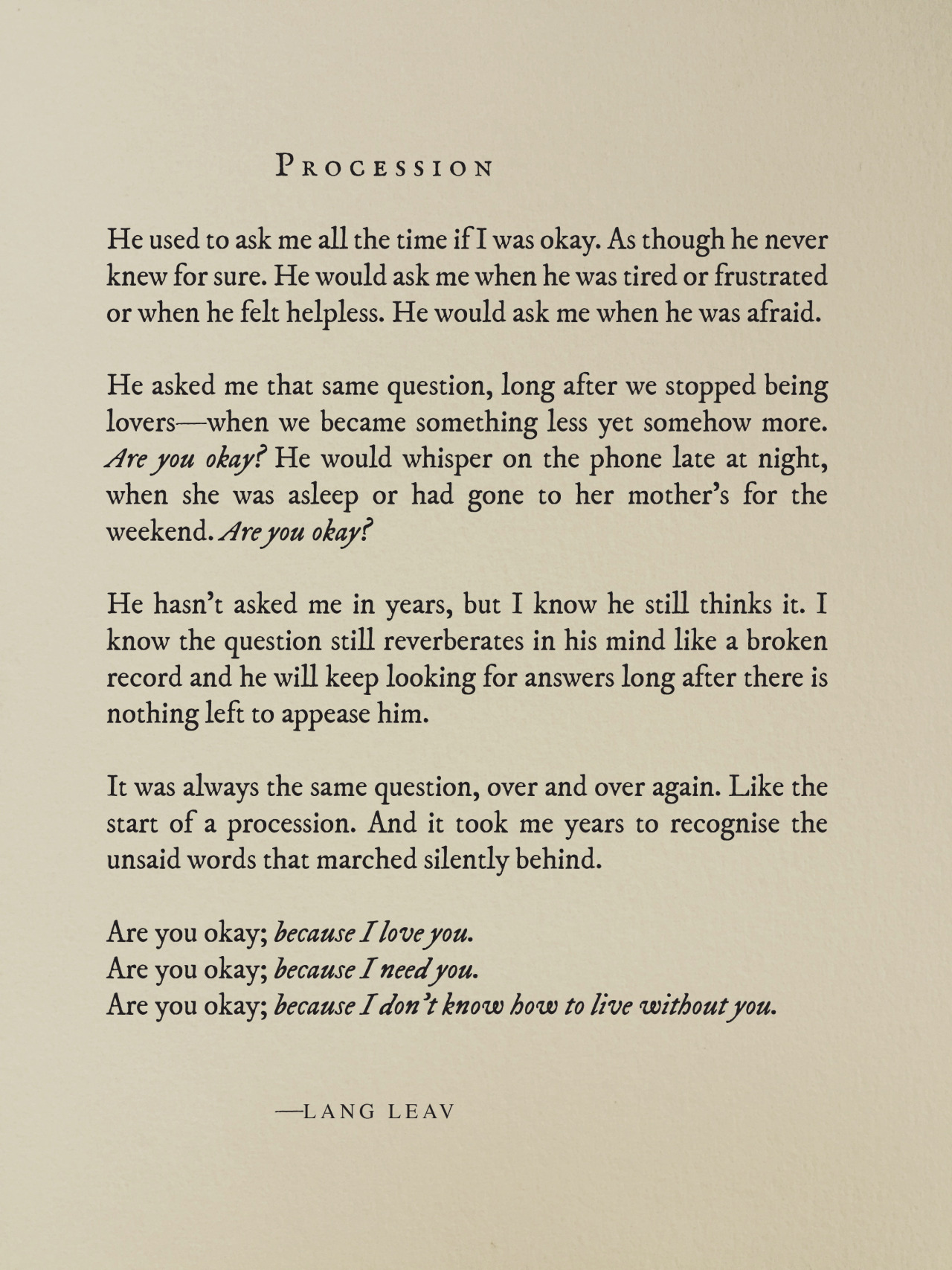 langleav:  New piece, hope you like it! xo Lang  ……………. My NEW book Memories