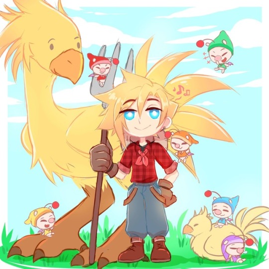 cybersun-x:  Harvest Moon AU (?)