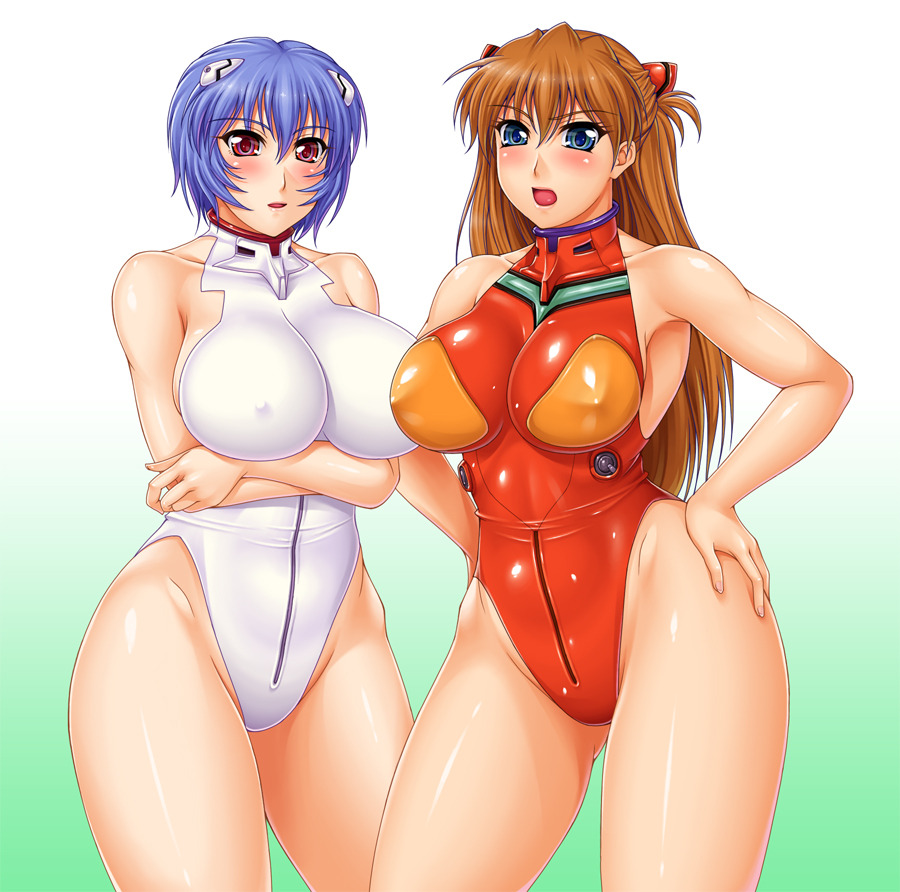 fandoms-females:  AF #6 - The Original Females EVA Pilots (  Asuka and Rei: Sexy