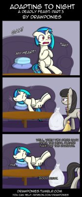 drawponies:Oh Vinyl you so silly XDMore art