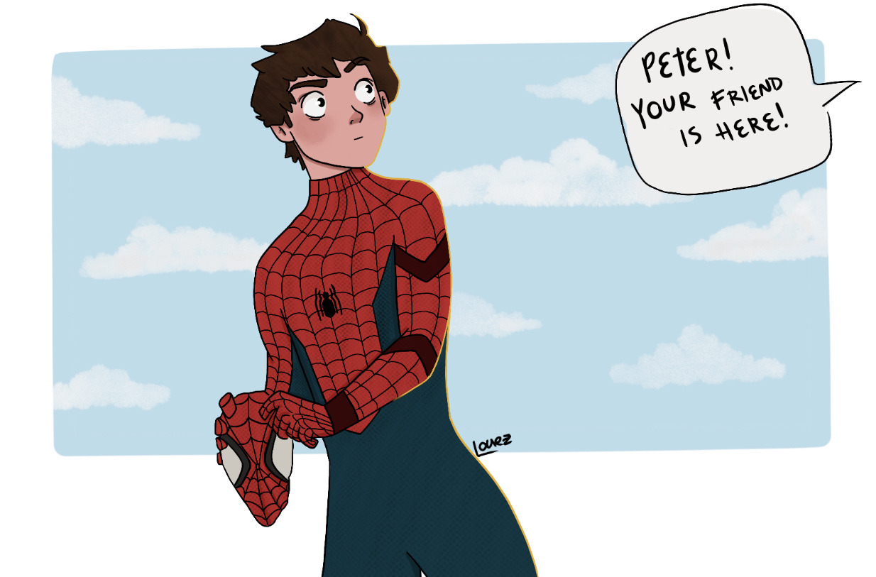 spider-man fanart i just finished :^) inspired by...