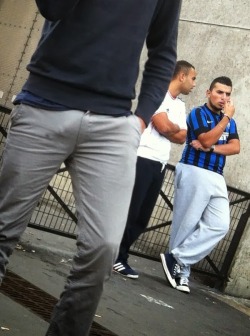 spycamdude2:  Big french-arab guy`s bulge caught! Follow me!….http://spycamdude2.tumblr.com/