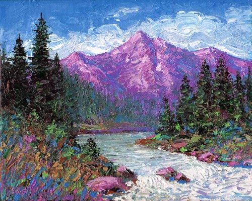 engelart:  purple mountain majesty 2012 by Norman Engel 