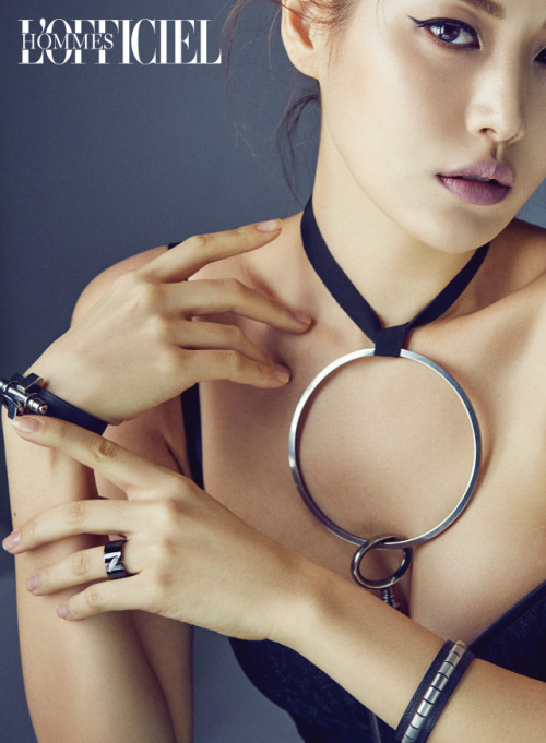 koreanmodel: Yang Yoon Young by Kong Young Gyu for L'Officiel Homme April 2016