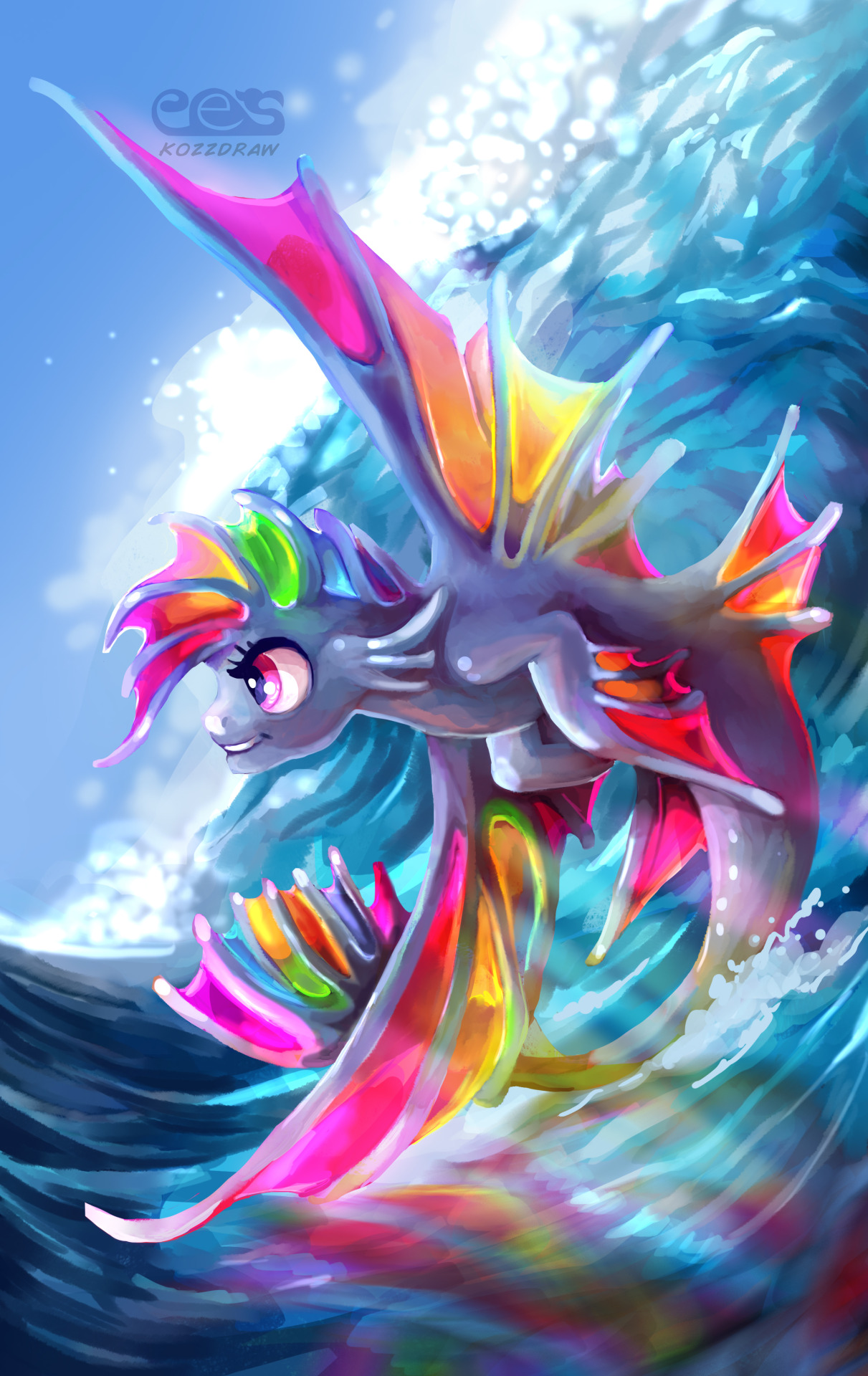 rad-man:  kozzdraw:  Sea ponies! I have these for sale on etsy and on redbubble