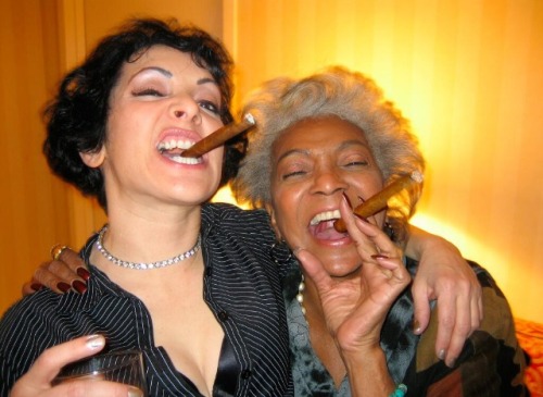 trekordie:A reunion for Nichelle Nichols and Jane Wiedlin of the Go-Go’s, who also had a credi