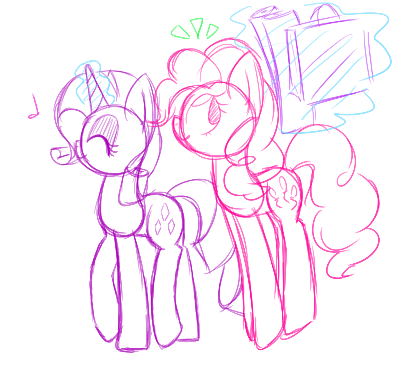 melodicmarzipan:  Horse girlfriends go shopping together for clothing and party supplies.