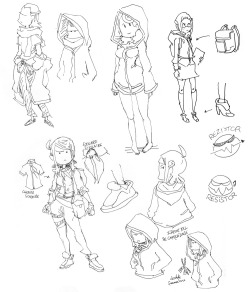 rafchu:  nikoneda:  Base Chara designs for