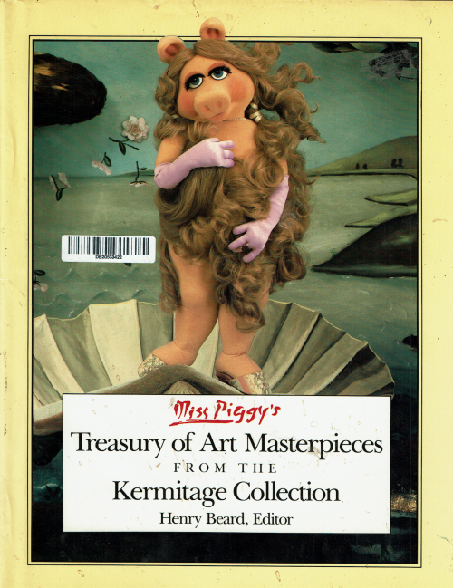 derryderrydown:muppetationalcollectables:Miss Piggy’s Treasury of Art Masterpieces from the Kermitag