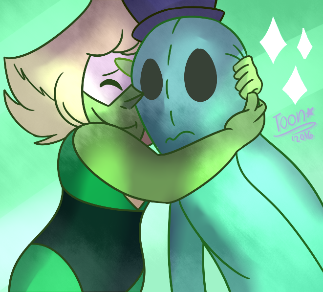 xpastel-pinesx:  Peri and her alien plush based on the new Leeks! 