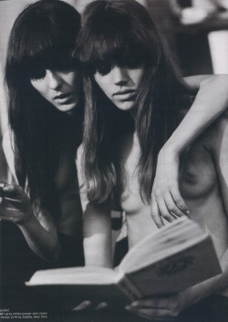 lelaid:  Irina Lazareanu & Freja Beha