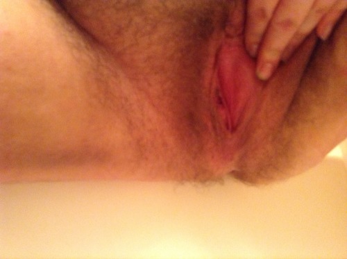 messy-cunt-holez: I got fisted after a great creampie today. with the cum as lube, I took his fist l
