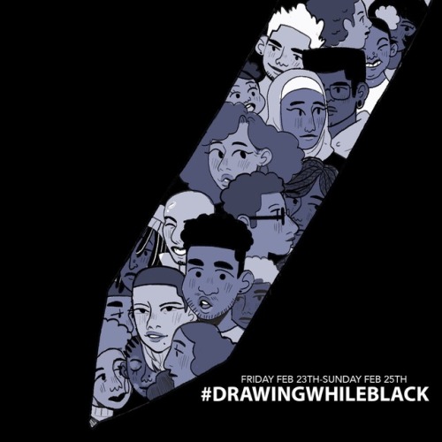 relaunching #drawingwhileblack this weekend for #BlackHistoryMonth ! Let’s end February right!