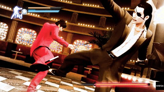 trevorphilips:Quit playin’ the tease and lemme have it, Majima-kun.