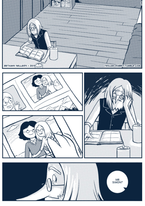 halotharfroggies:  trojan-rabbit:  Aaaand here it is! Thanks for your patience, everybody! (Sidenote: yeah, Simon and Marcy are totally squatting in an abandoned house.)  What was that? No it’s okay I didn’t need my heart. 