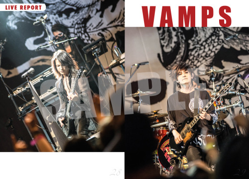 VAMPS Universal International / Delicious Deli Records will be on the next issue of VYPER Japanese M