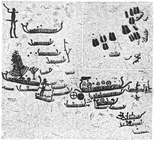wodneswynn:Petroglyphs, Nordic Bronze Age (1700 BC - 500 BC), Tanumshede, Sweden