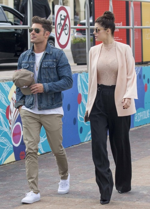 May 20 - Alexandra Daddario and Zac Efron- Visiting Bondi Beach Lifeguard Team &lsquo;Bondi Resc