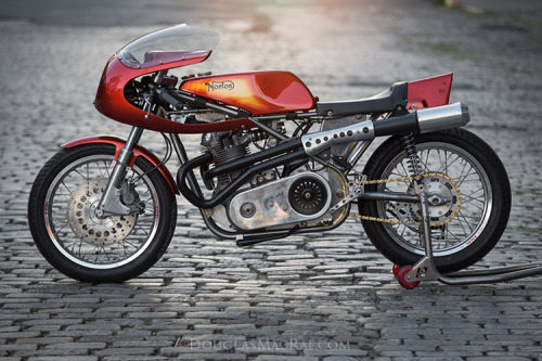 From my BikeEXIF shoot of the ‘Sunburst’ Seeley NYC Norton ©Douglas MacRae