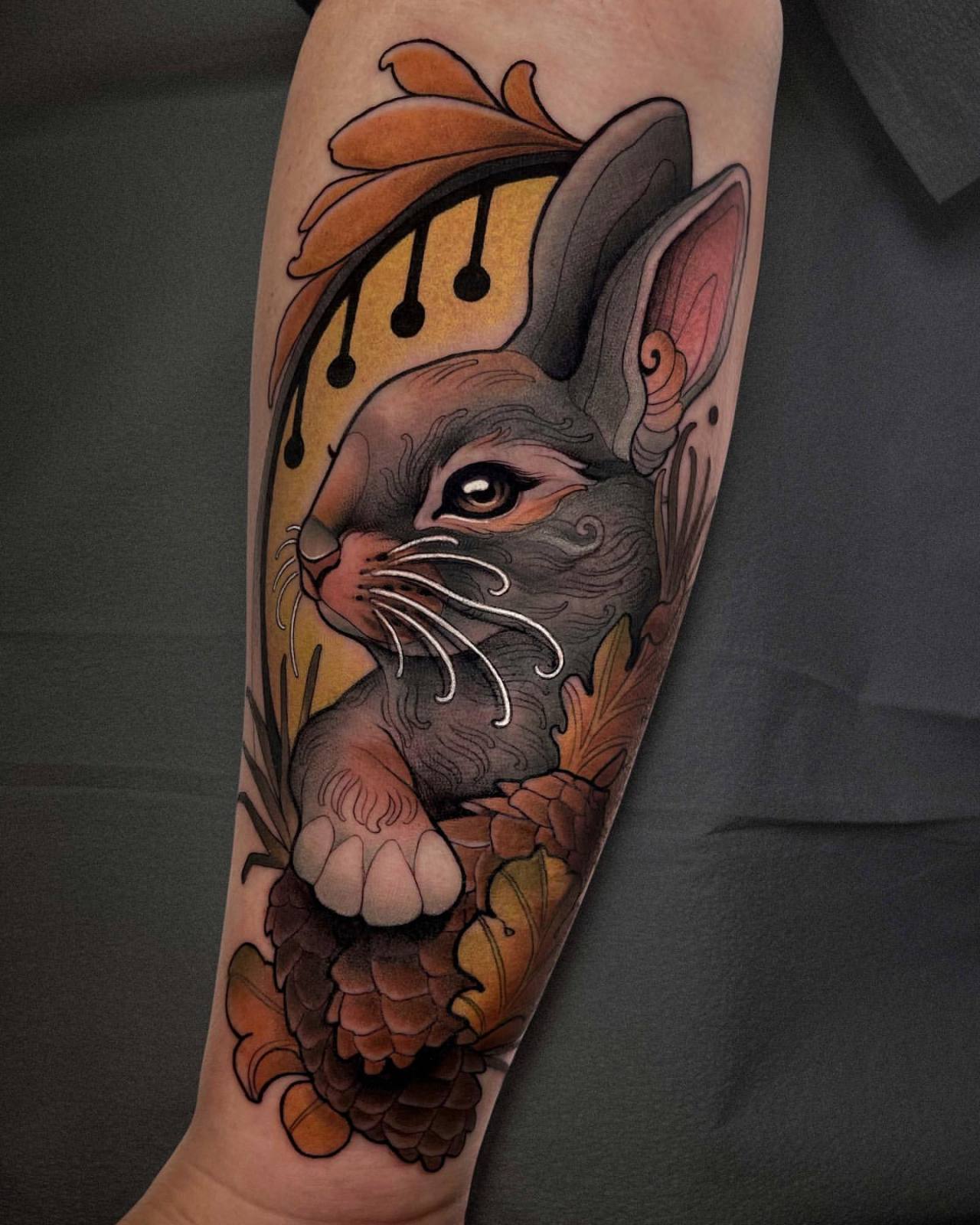 40 Awesome Bunny Rabbit Tattoos  Hop to Pop