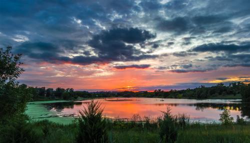 expressions-of-nature: Walnut Creek Lake, Nebraska by Jeffrey Hamilton