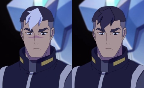 shirokogane:if you listen closely you can hear me screaming (some side by side comparison of Shiro w