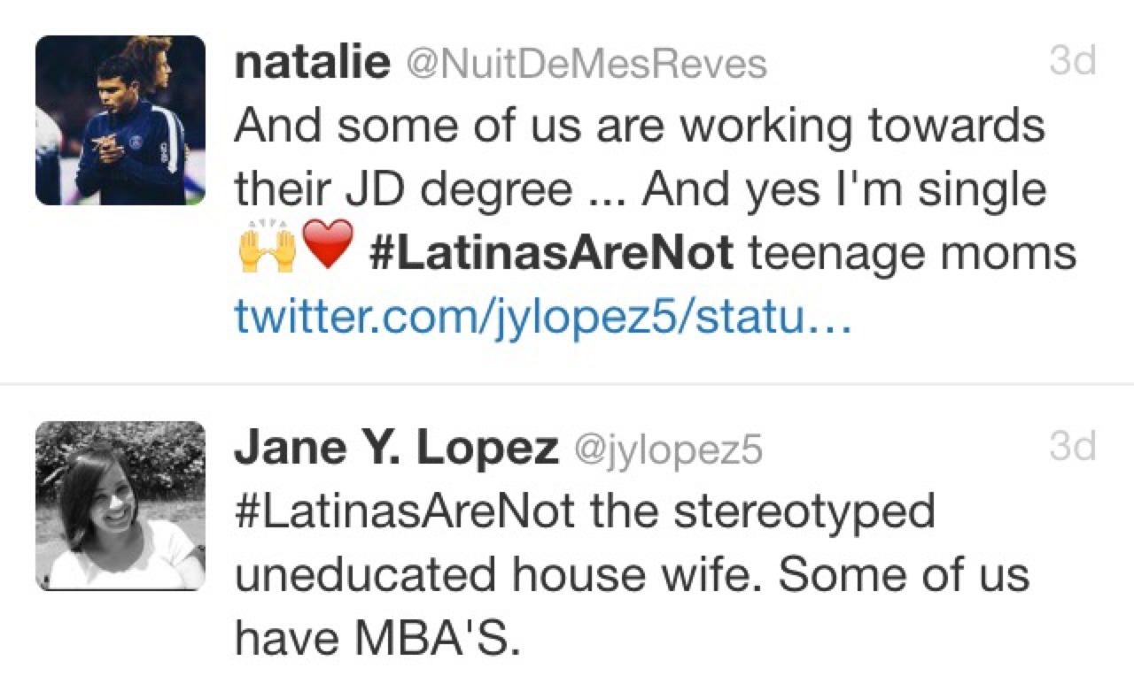 onyxblondebitch:  #LatinasAreNot Keep It Going 